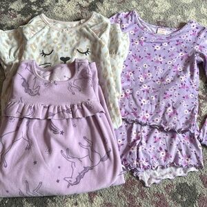 Girls size 4/5 pajama bundle